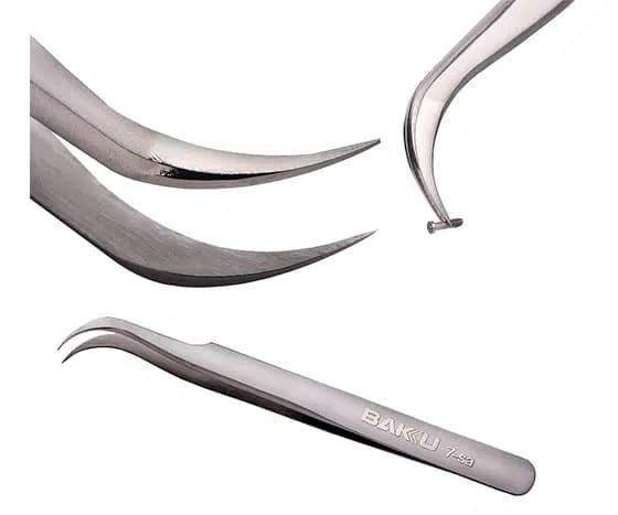 Baku BK-T7-7-SA Eğri Uçlu Cımbız - küçük görsel 2