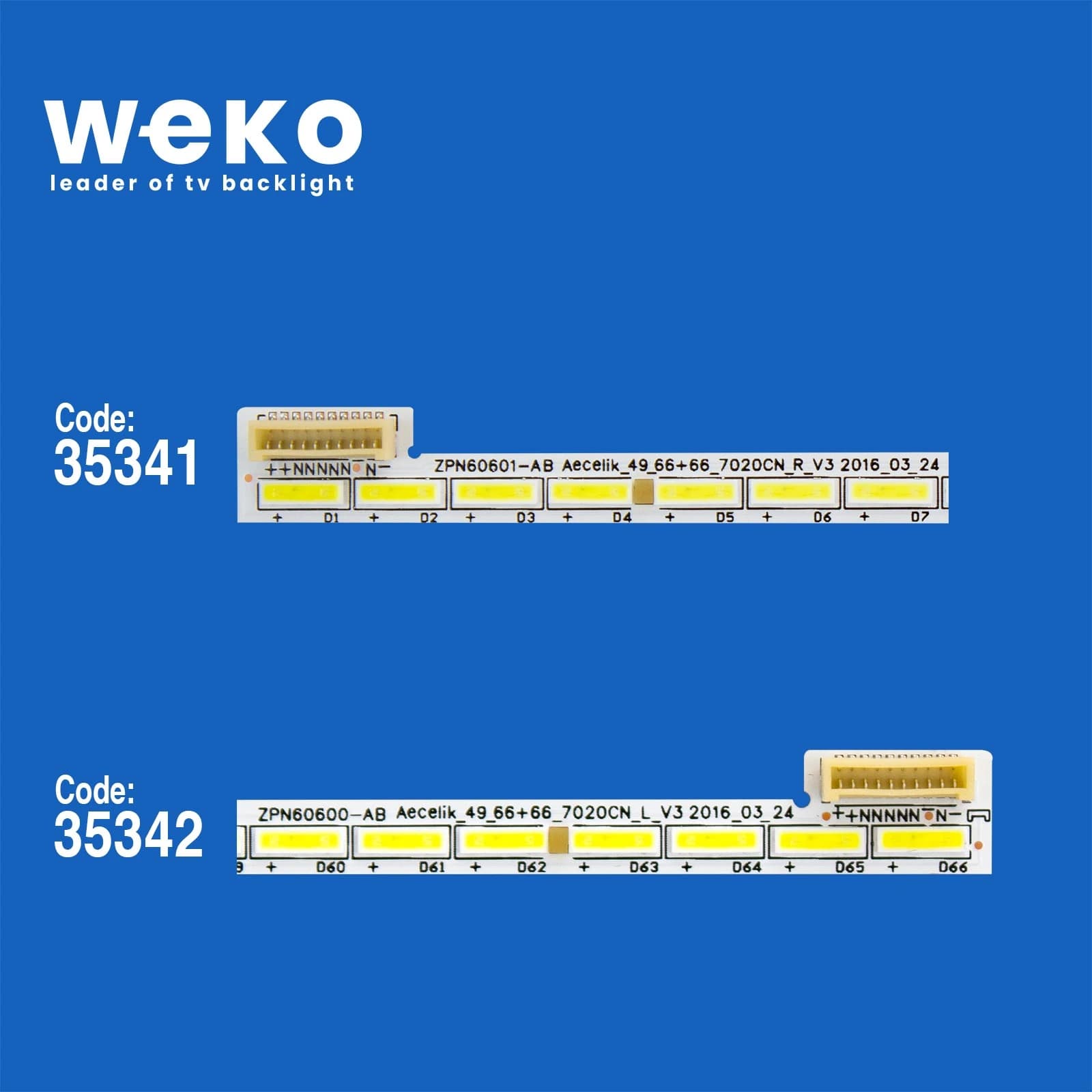 Beko B49L 9762 5B 49'' inç 2 Adet Tv Led Bar - küçük görsel 2