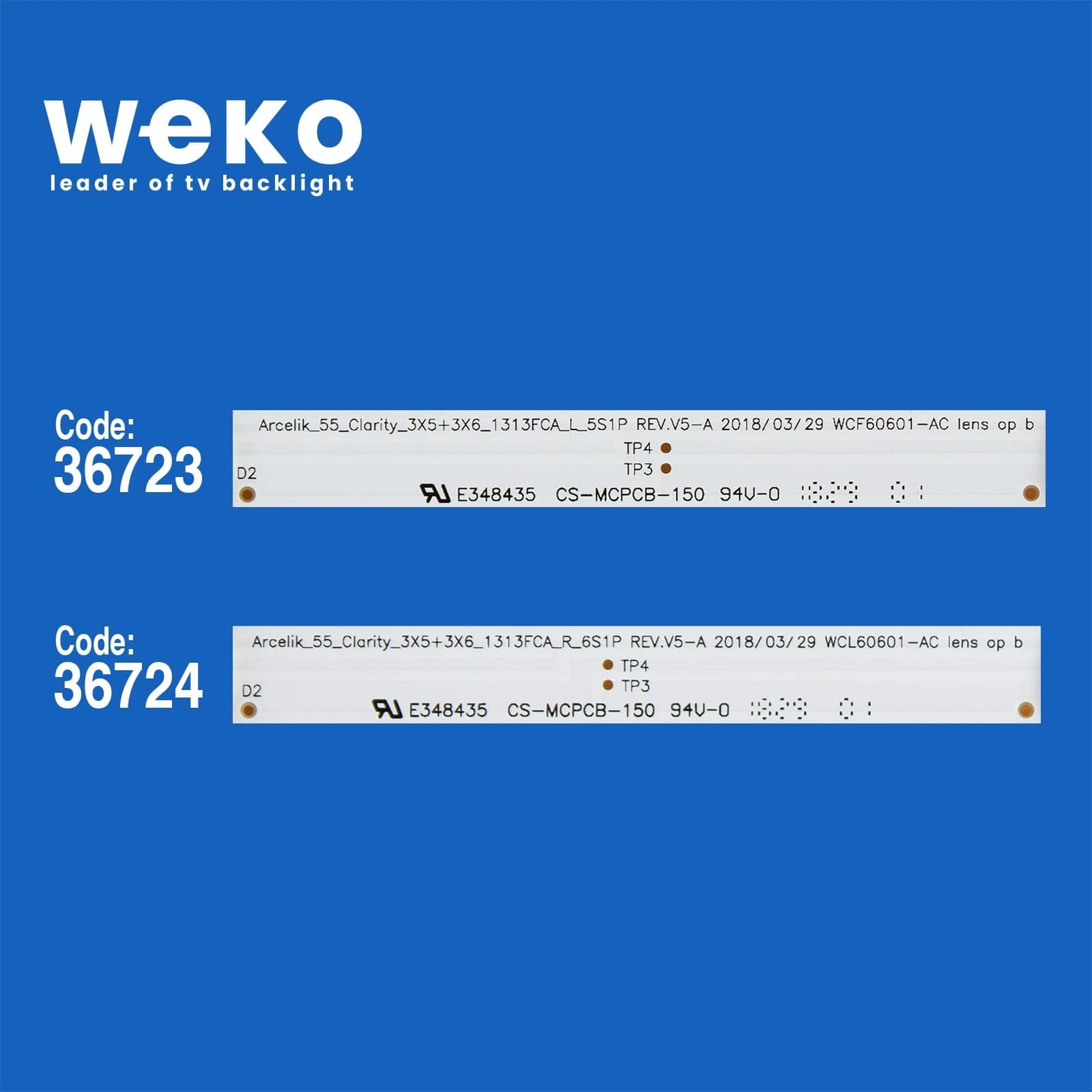 Beko B55L 8900 5A 55'' inç 6 Adet Tv Led Bar - küçük görsel 2