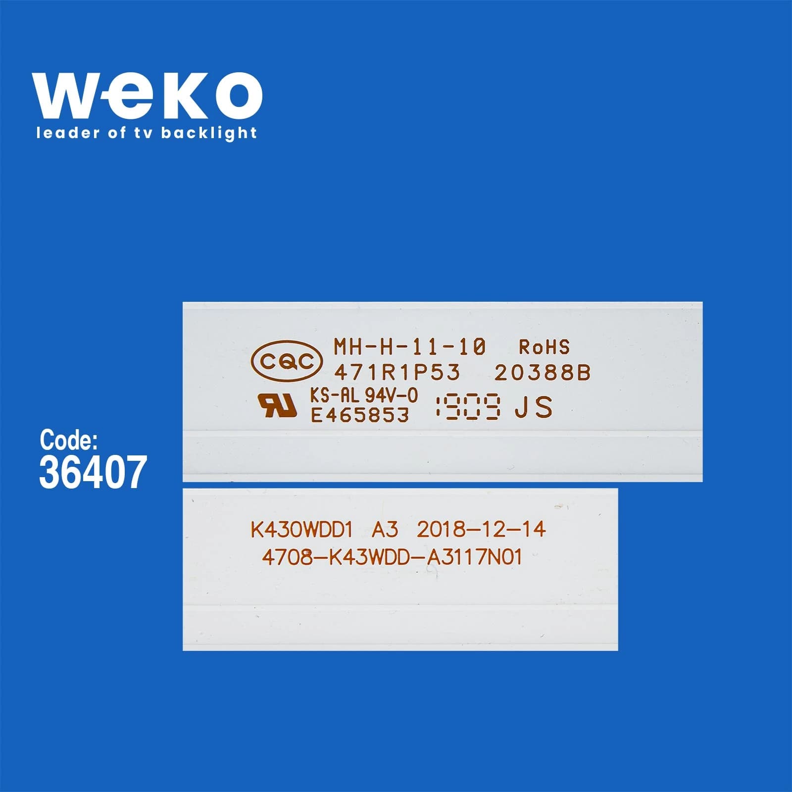 Blaupunkt 43UK950 43'' inç 3 Adet Tv Led Bar - küçük görsel 2