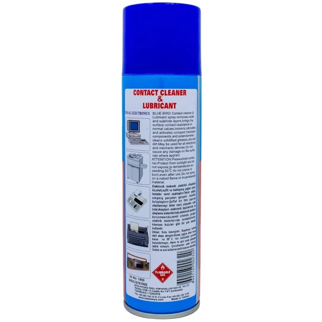 Blue Bird BB-257 Contact Yağlı Sprey 250 Ml - küçük görsel 2