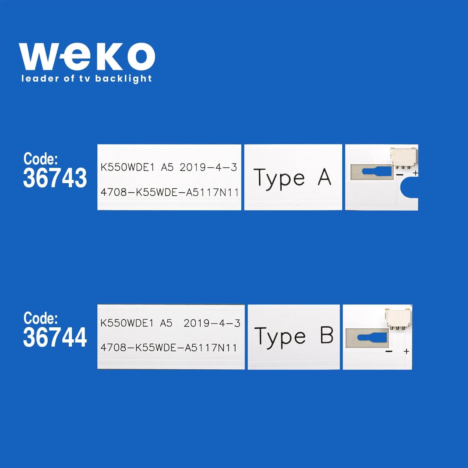 Botech BSE55-LX/MTR 55'' inç 8 Adet Tv Led Bar - küçük görsel 3