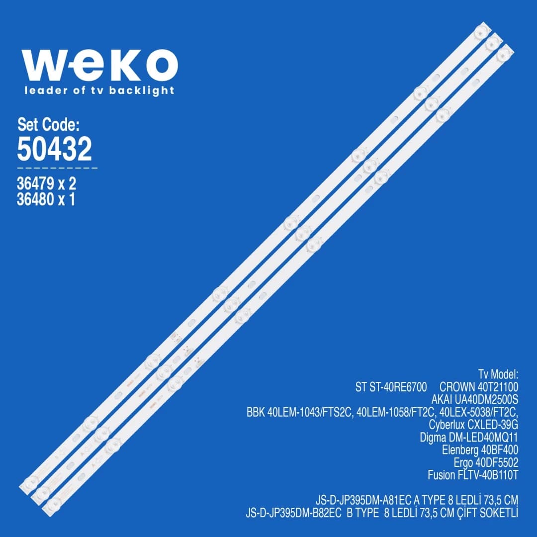 Crown 40'' inç 3 Adet Tv Led Bar - Seyyar Elektronik