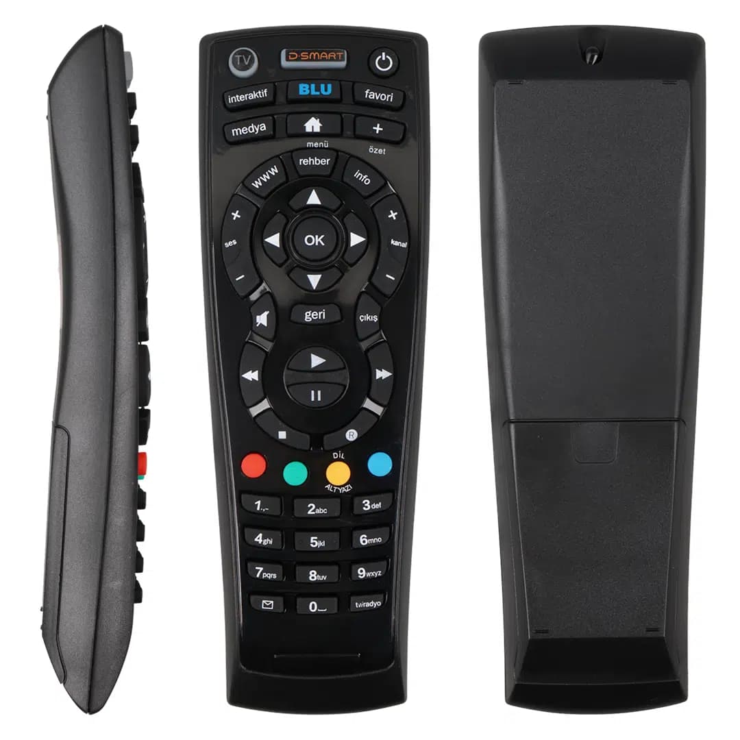 D-Smart HD BLU - Go Akıllı Uydu Alıcı Kumandası - Seyyar Elektronik