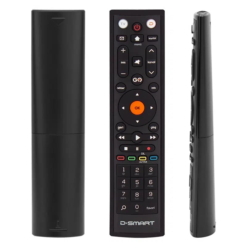 D-Smart HD Blue Go Tuşlu Yeni Nesil Uydu Kumandası - Seyyar Elektronik