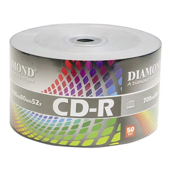 Diamond CD-R 52x 700 Mb 80 Min Boş CD 50'li Paket - Seyyar Elektronik