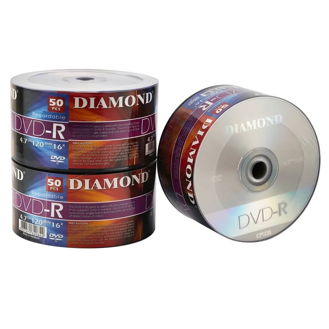 Diamond DVD-R 4.7Gb 16X 120Dk 50li Paket - Seyyar Elektronik