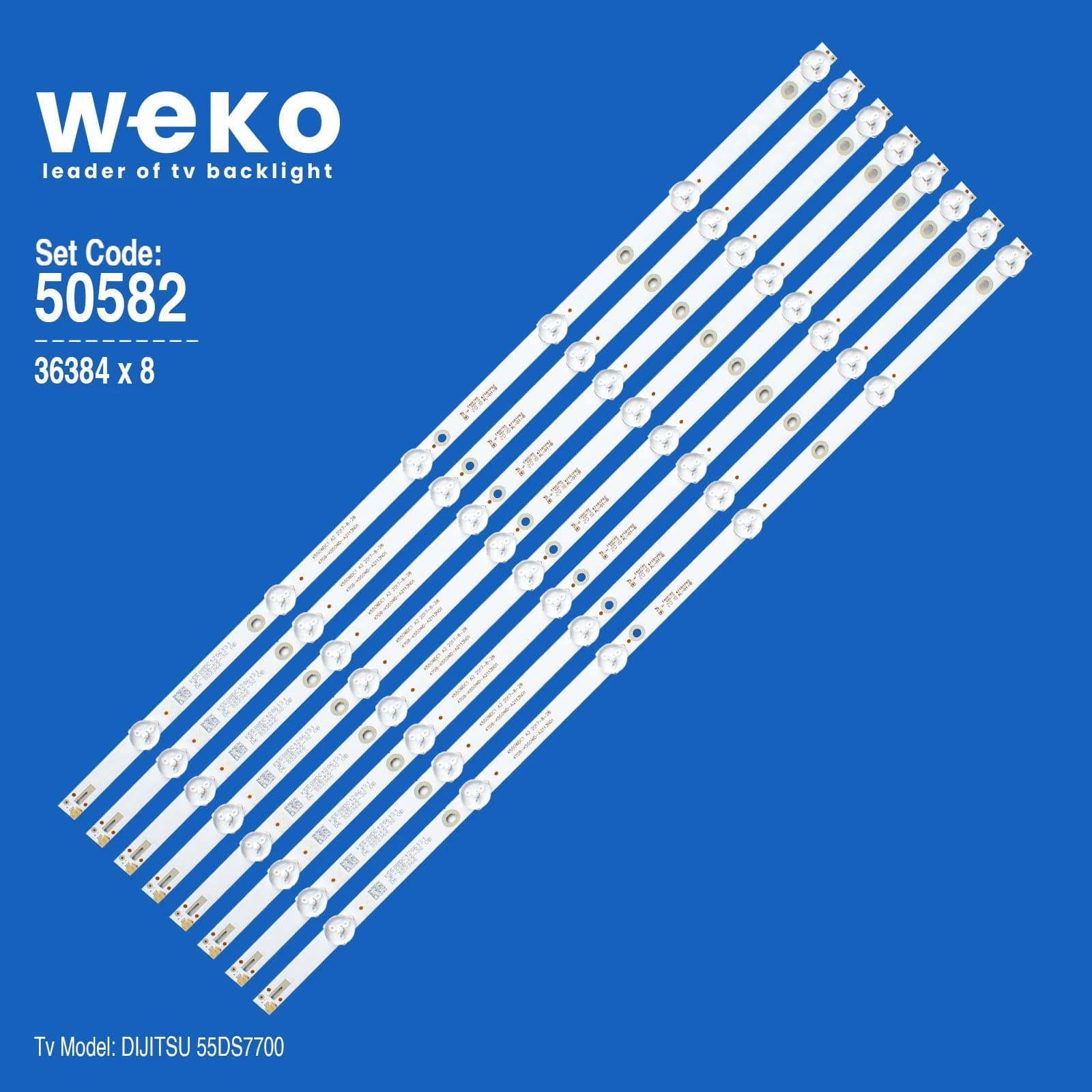 Dijitsu 55DS7700 55'' inç 8 Adet Tv Led Bar - Seyyar Elektronik