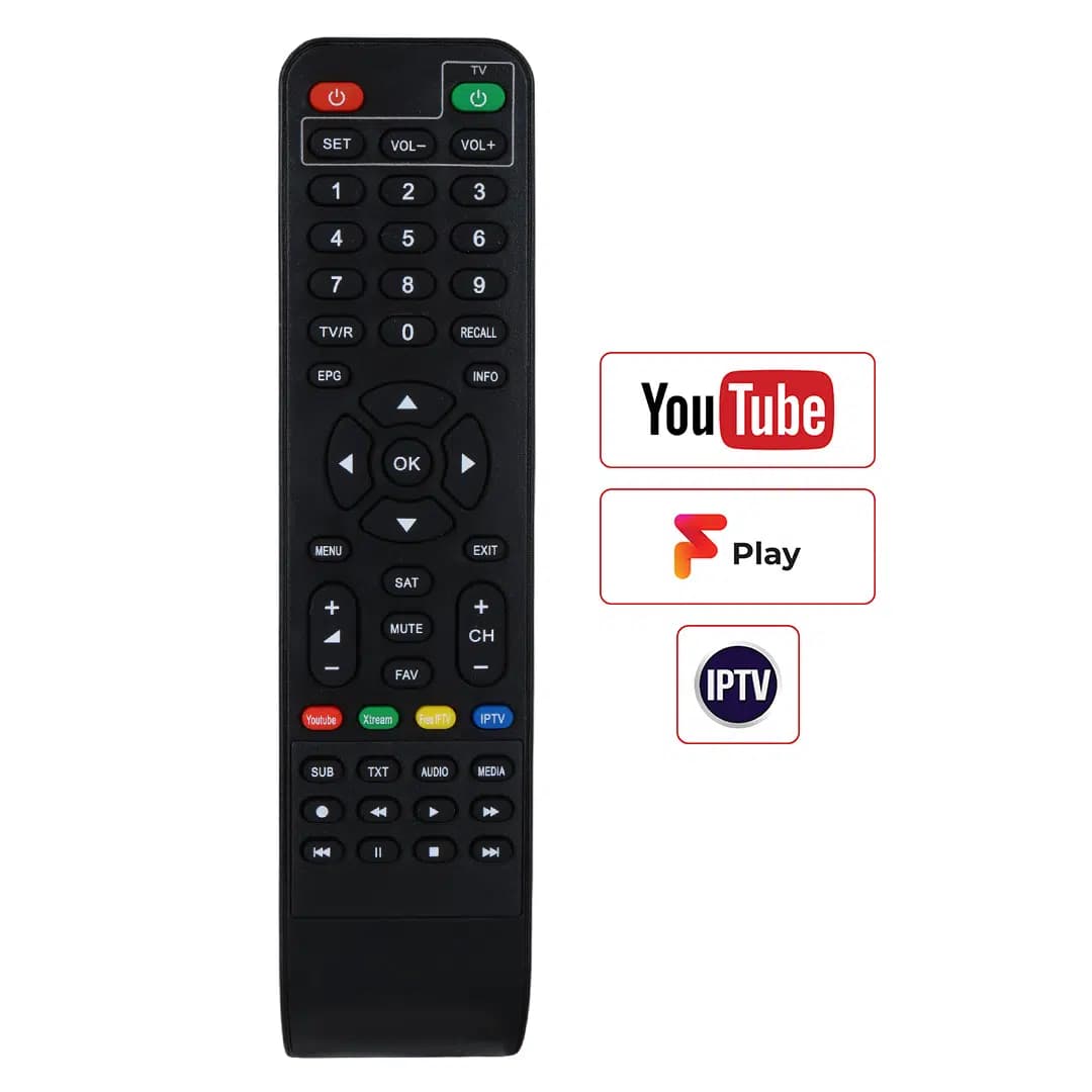 Dreamstar Y33A YouTube Tuşlu HD Uydu Kumandası - Seyyar Elektronik