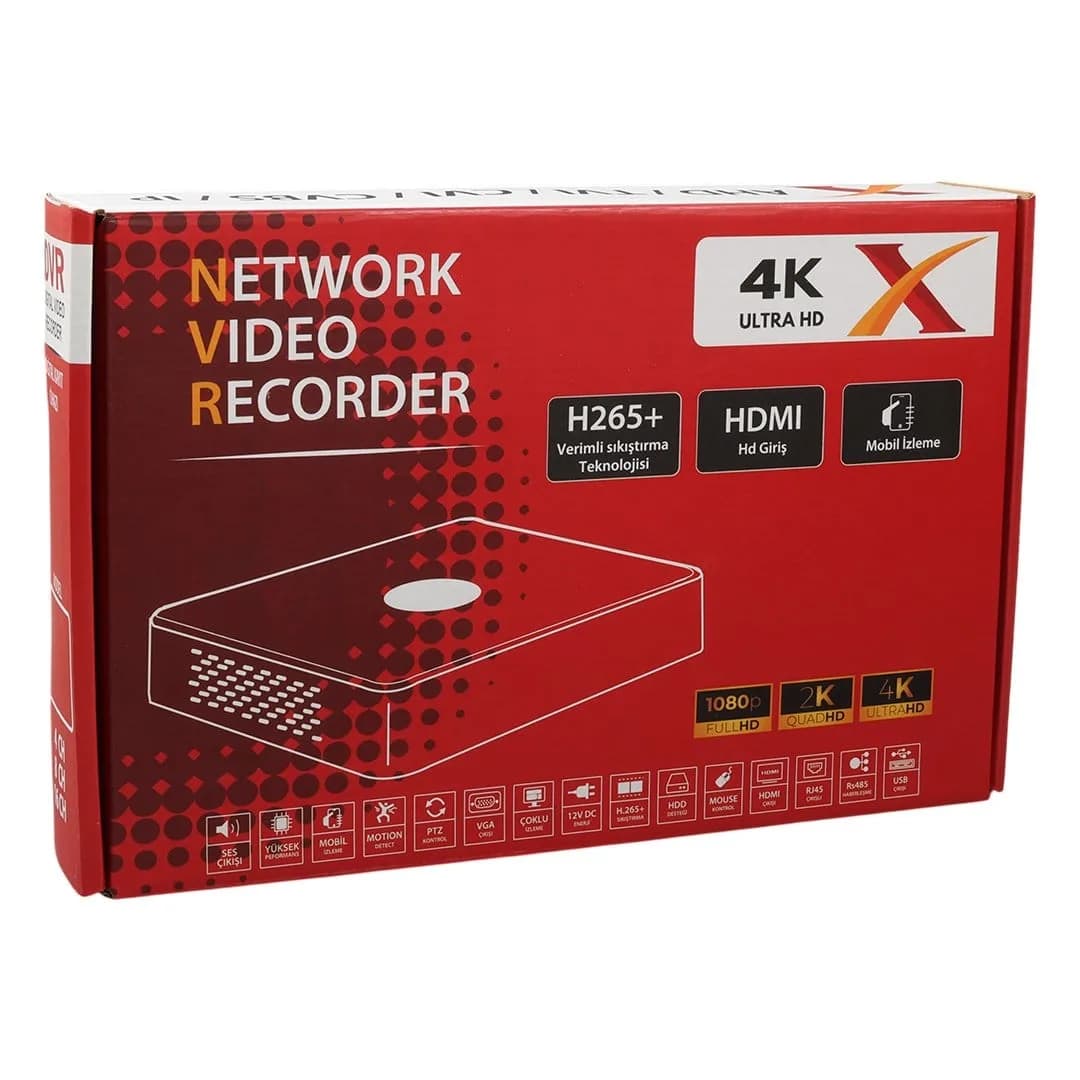 Drk Nvr 8010 10 Kanal 8mp H265+ Nvr Kayıt Cihazı - küçük görsel 5