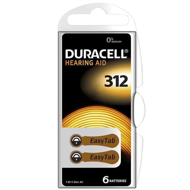 Duracell 312 No Kulaklık Pili (6'lı Paket) - Seyyar Elektronik