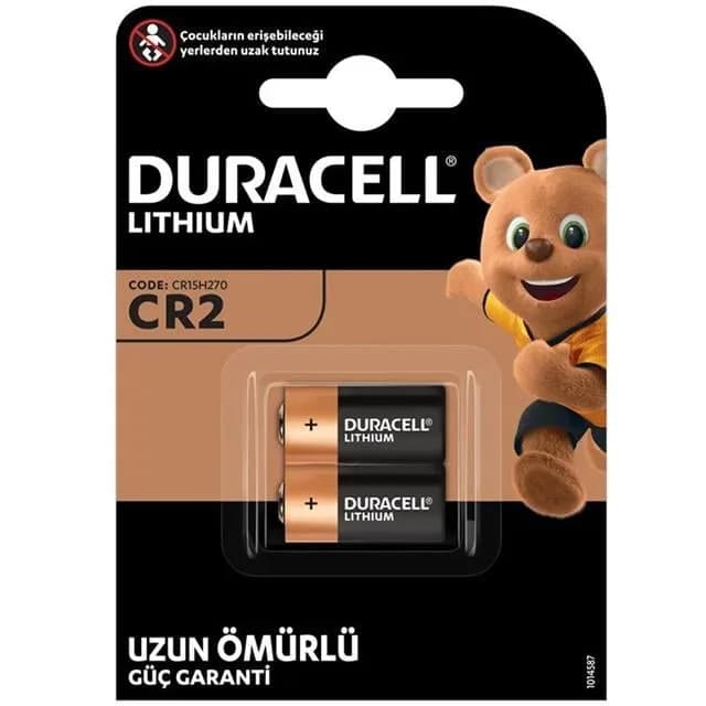 Duracell CR2 3 Volt Lityum 2'li Pil - küçük görsel 3