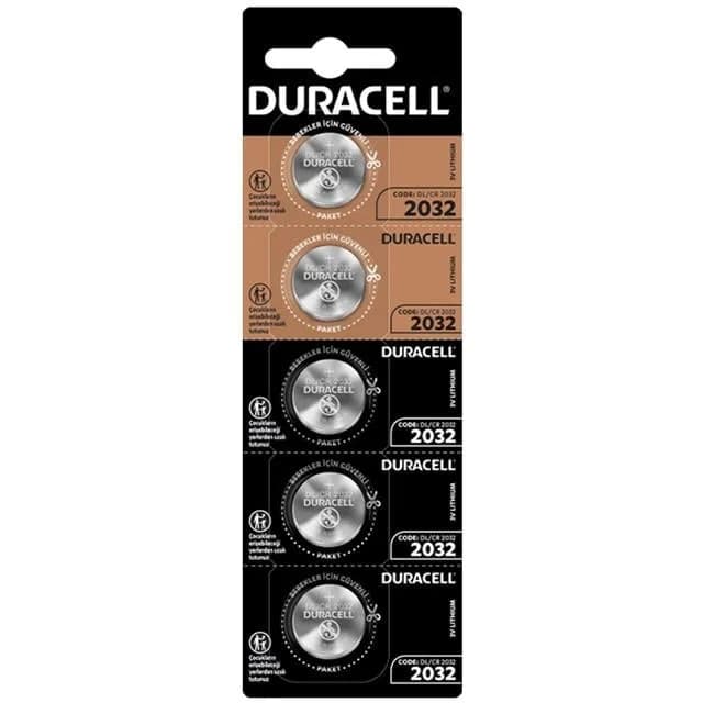 Duracell CR2032 Lityum Düğme Pil (5'li Paket) - küçük görsel 3