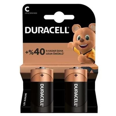 Duracell LR14/MN1400 C Orta Boy Pil (2'li Paket) - küçük görsel 3