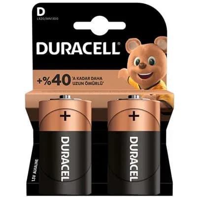 Duracell LR20/MN1300 D Büyük Boy Pil (2'li Paket) - küçük görsel 3