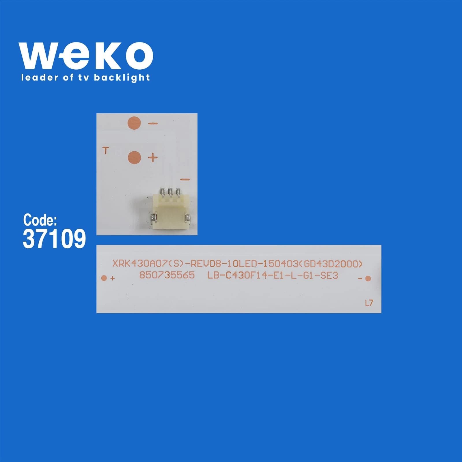 Elkos 43CE2210 43'' 4 Adet Tv Led Bar - küçük görsel 2