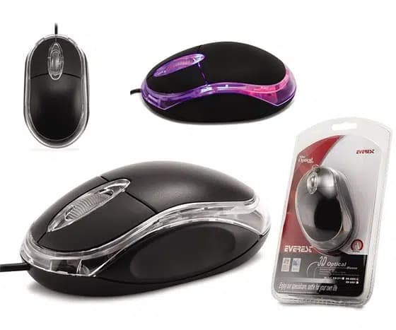 Everest KM-6809 USB Işıklı Mouse - Seyyar Elektronik