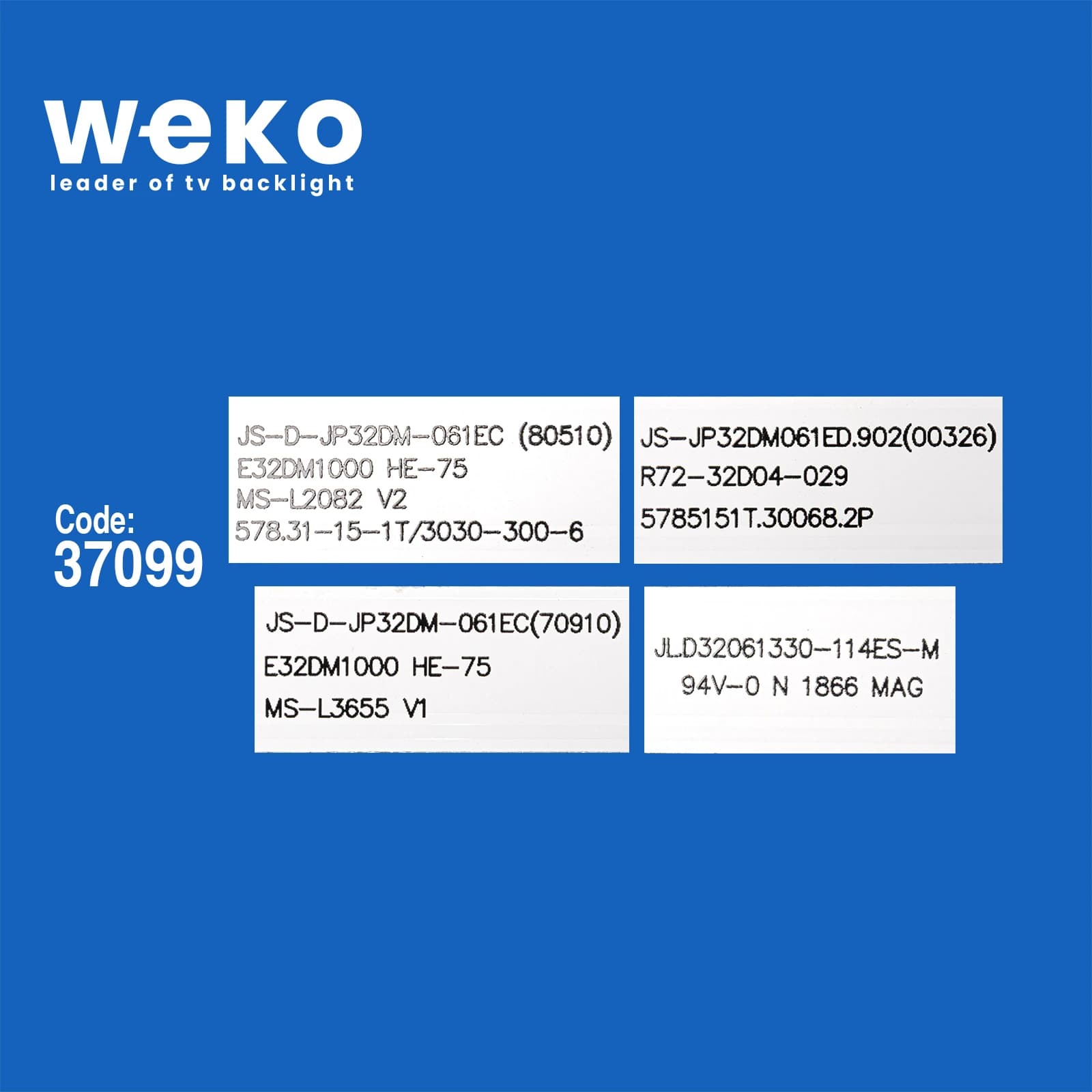 Fuego 32FJ110 32'' 2 Adet Tv Led Bar - küçük görsel 3