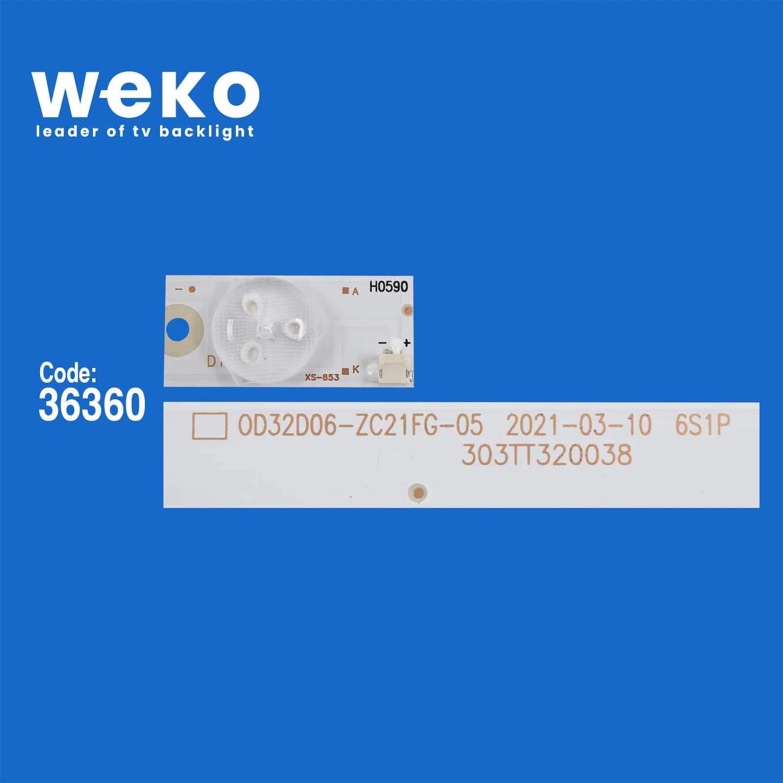 Fuego 32VT3700HD 32'' inç 3 Adet Tv Led Bar - küçük görsel 2