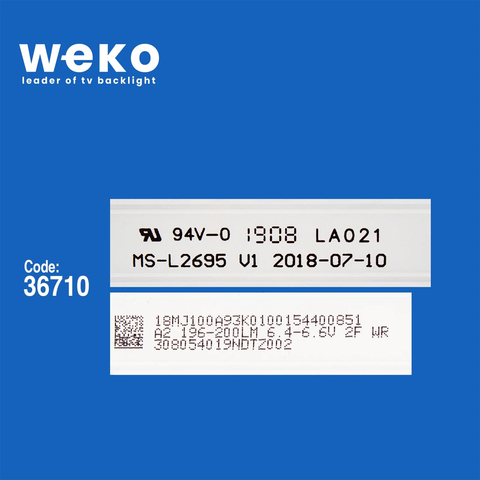 Fuego 40EL600T 40'' inç 3 Adet Tv Led Bar - küçük görsel 2