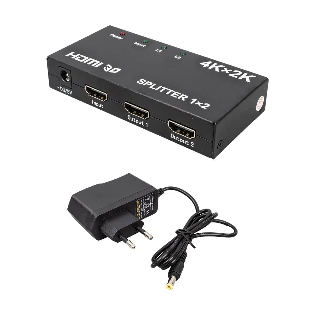 Fully G-538F 2 Port HDMI Splitter Dağıtıcı - küçük görsel 2