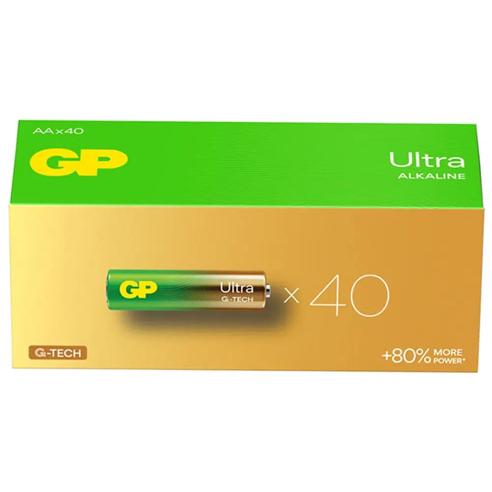 GP 15AU R6 Ultra Alkalin Kalem AA 40‘lı Paket - küçük görsel 3