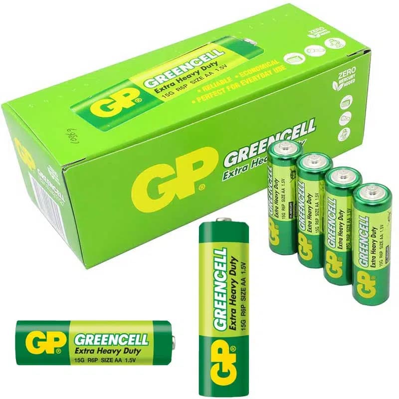 GP 15G-2S4 Greencell R6P 40'lı AA Kalem Pil - Seyyar Elektronik