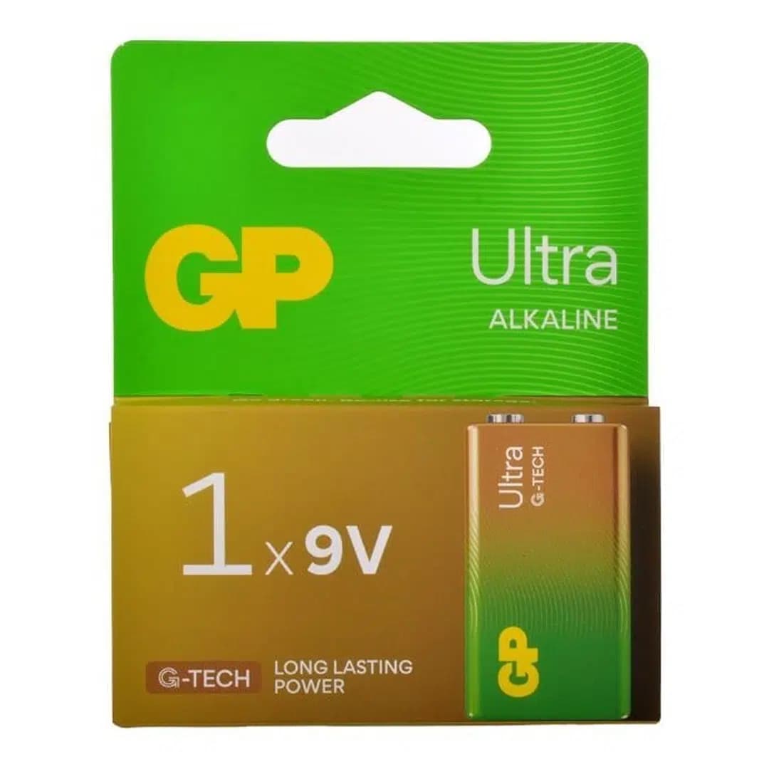 GP 1604AU 6LR61 9 Volt Ultra Alkalin Pil Tekli - küçük görsel 2