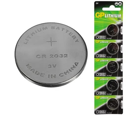 GP CR2032 Lityum 3 Volt  Pil 5 li Paket GPCR2032-2CPU5 - Seyyar Elektronik