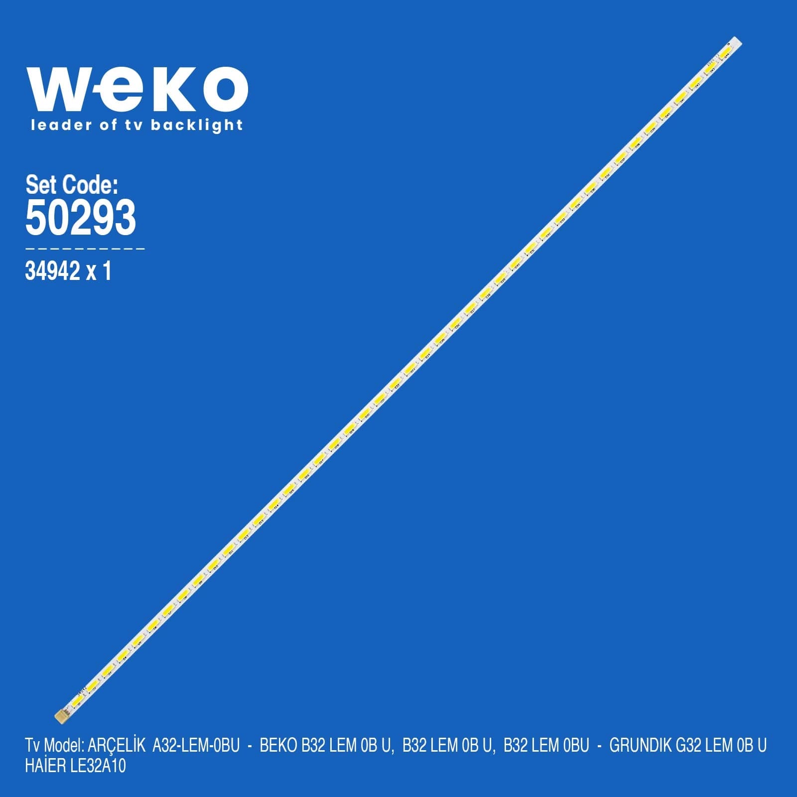 Grundig G32 LEM 0B U 32'' inç 1 Adet Tv Led Bar - küçük görsel 1