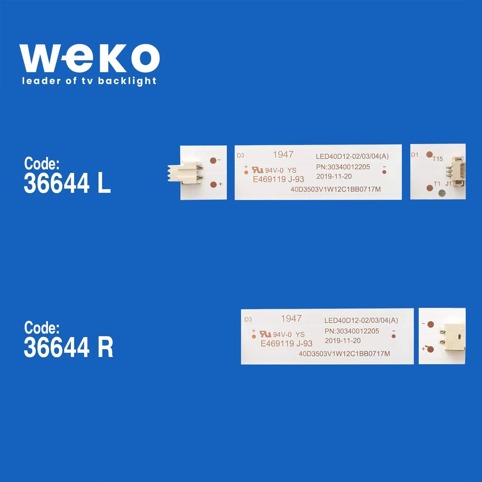 Haier LE40B510X 40'' inç 4 Adet Tv Led Bar - küçük görsel 2