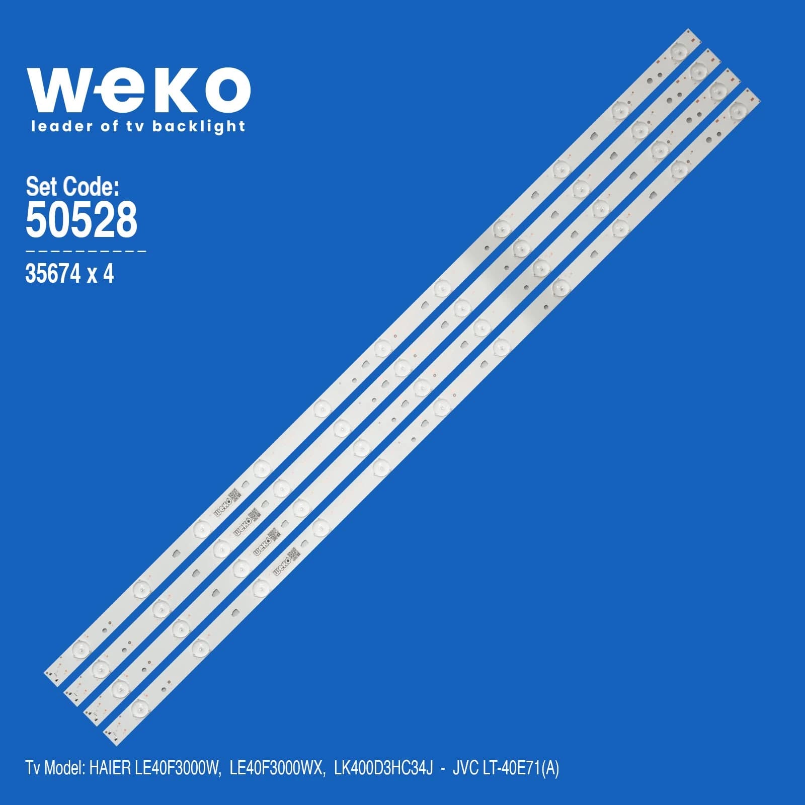 Haier LK400D3HC34J 40'' inç 4 Adet Tv Led Bar - küçük görsel 1