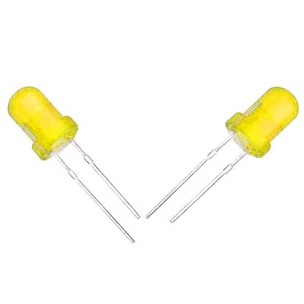 Halmet Mantar Led 4.8mm Sarı - Seyyar Elektronik