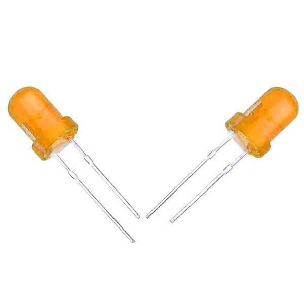 Halmet Mantar Led 4.8mm Turuncu - Seyyar Elektronik