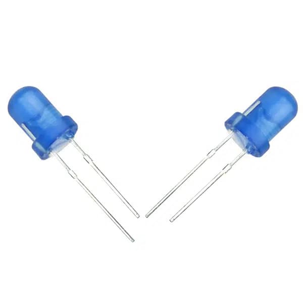 Halmet Mantar Led 5mm Mavi - Seyyar Elektronik