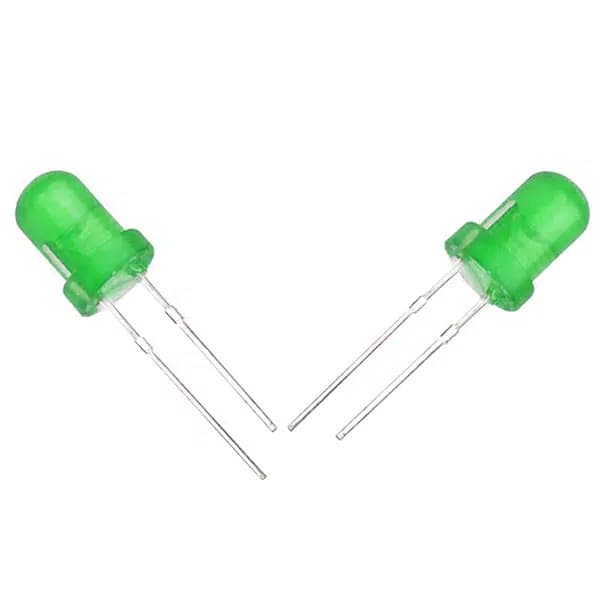 Halmet Mantar Led 5mm Yeşil Mat - Seyyar Elektronik