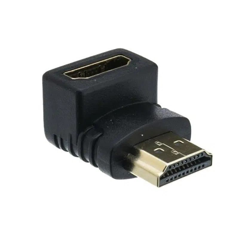 Powermaster PM-10616 L Tip 90 Derece HDMI Dişi Erkek Ara Aparat - Seyyar Elektronik