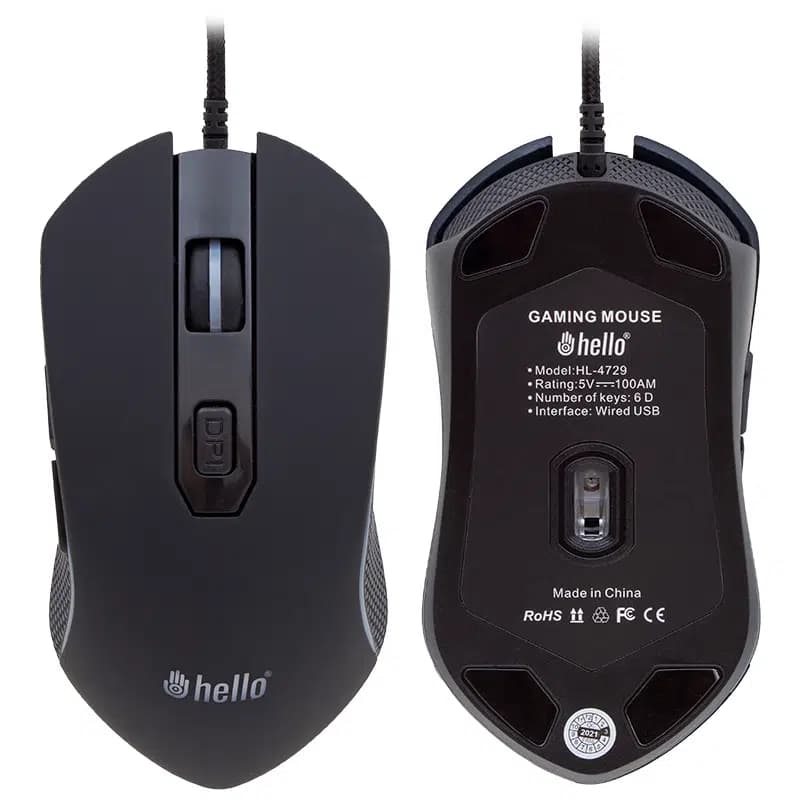 Hello HL-4729 Kablolu Oyuncu Gaming Mouse - küçük görsel 2