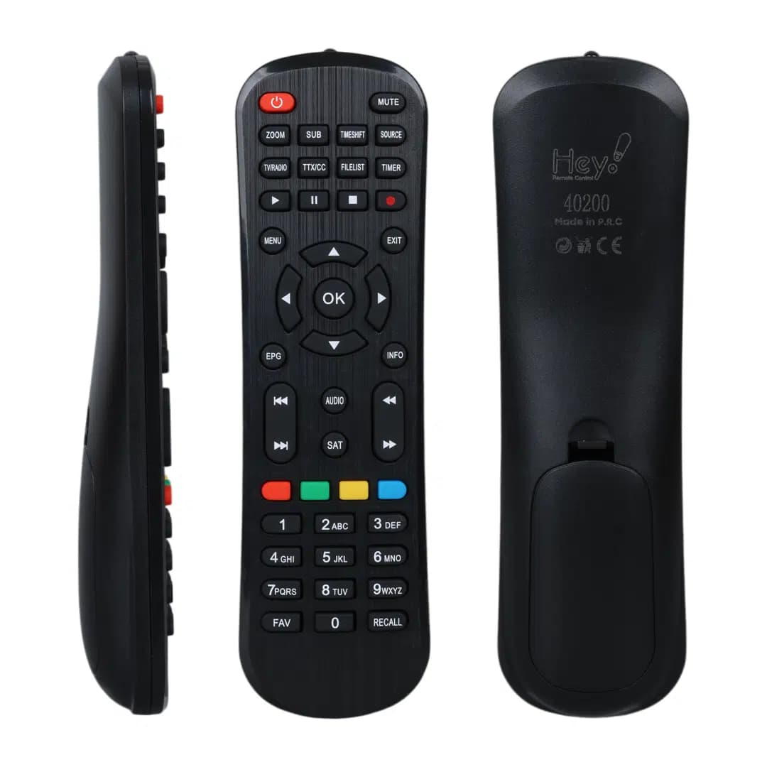 Hometech HT 1000 - HT 1040 - HT 1050 / Redline HD Recaal - Fav Tuşlu Uydu Alıcı Kumandası - küçük görsel 2