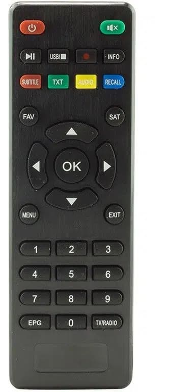 Magbox Vip Full HD * Hometech HD Epg - Tv/Radio Tuşlu Uydu Alıcı Kumandası - Seyyar Elektronik