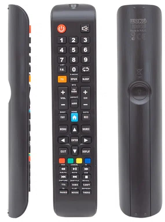 Hey Skytech Sarı TV Tuşlu Smart Lcd Led TV Kumanda - Seyyar Elektronik