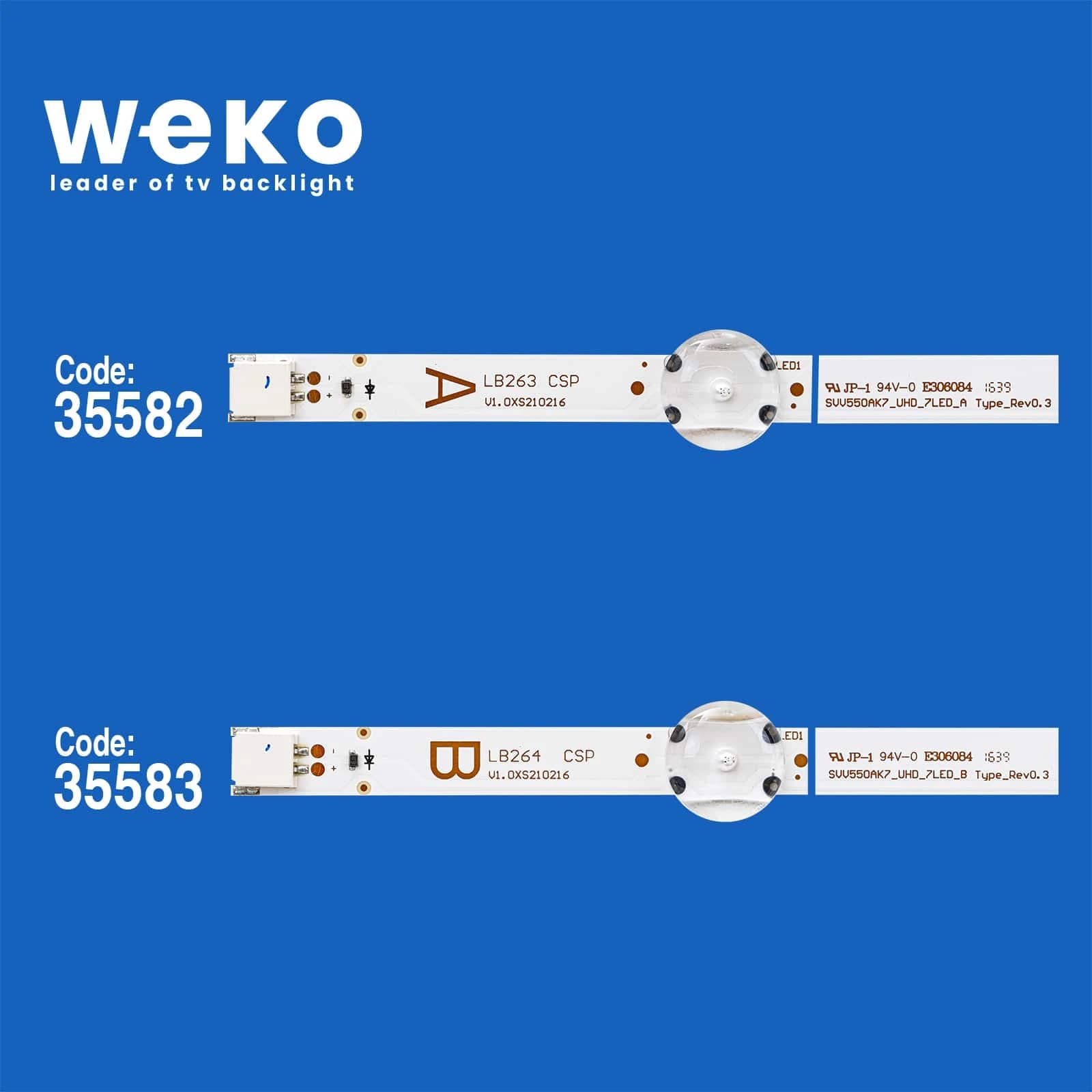 Hi-Level 55UHL600 55'' inç 7 Adet Tv Led Bar (Seri 1) - küçük görsel 2