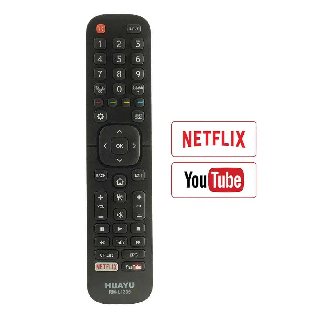 Hisense Netflix-YouTube Tuşlu Lcd Led Tv Kumandası - Seyyar Elektronik
