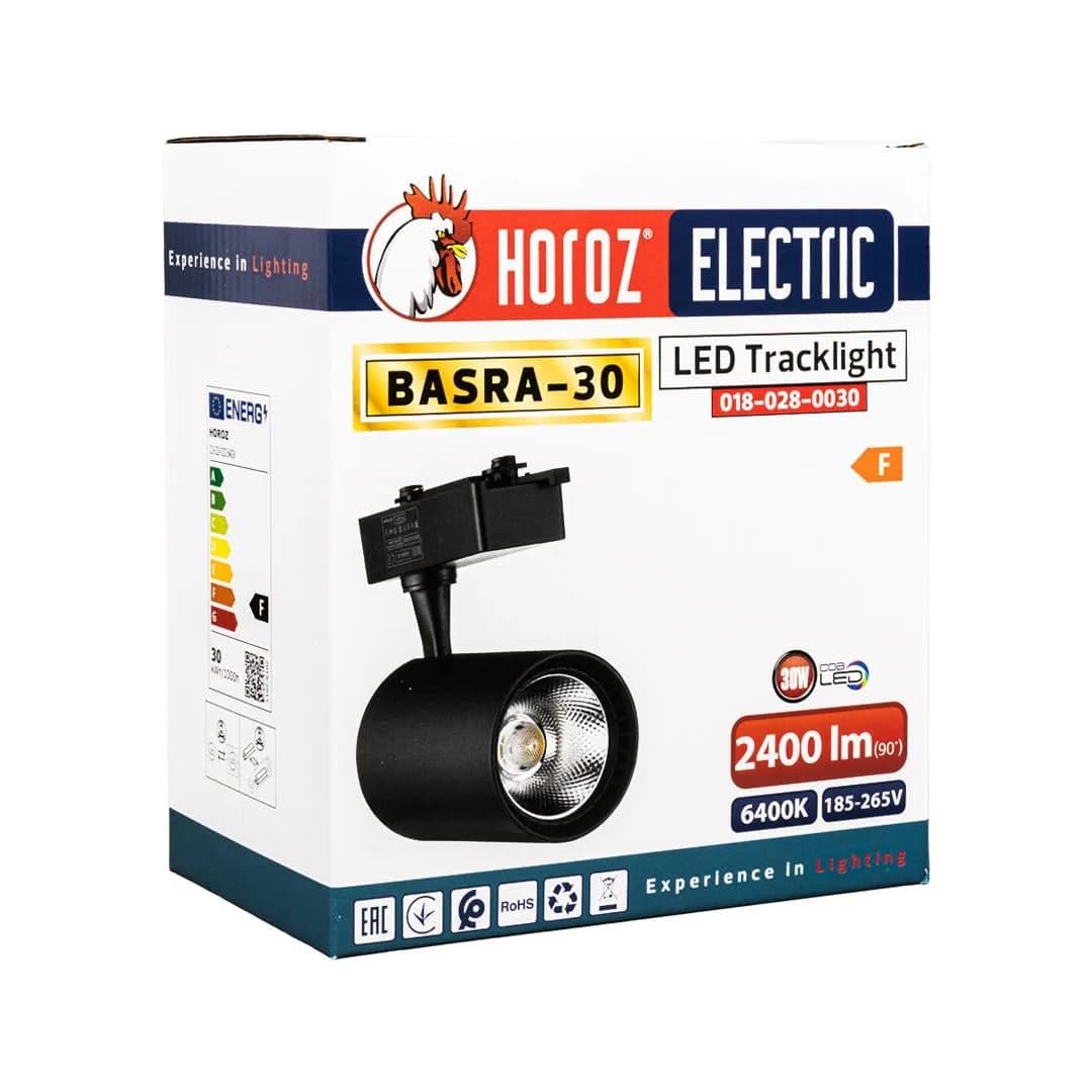Horoz Basra-30 6400K 30w Raylı Led Spot Armatür - küçük görsel 4