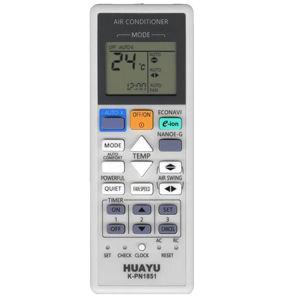 Huayu K-PN1851 Universal AC Panasonic Klima Kumandası - Seyyar Elektronik