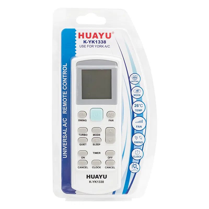 Huayu K-YK1338 York Universal Akıllı Klima Kumandası - küçük görsel 2