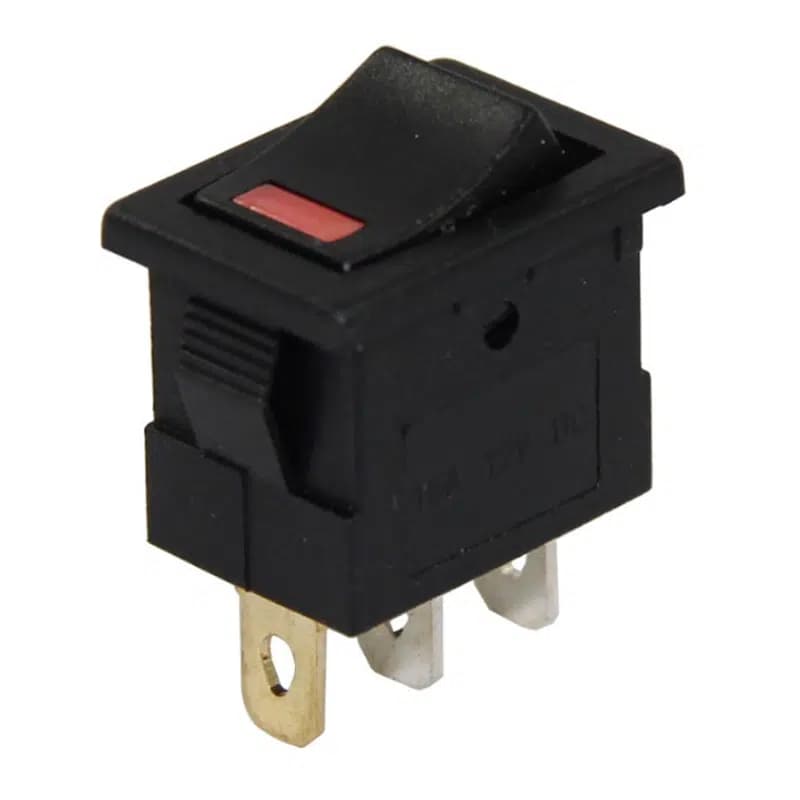 IC-118A Mini Işıklı 12 Volt Ledli Anahtar - Seyyar Elektronik