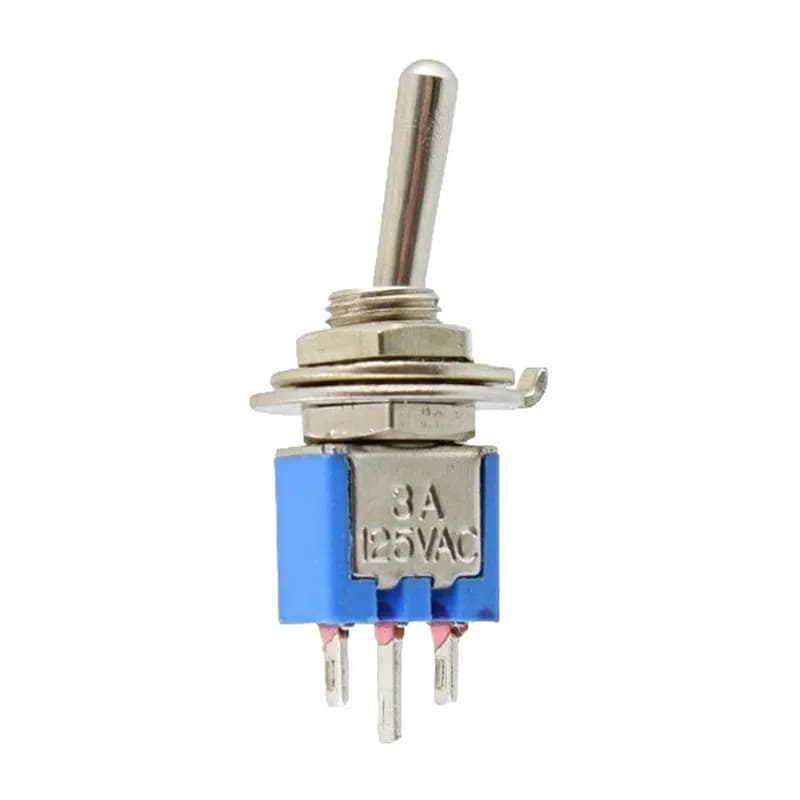 IC-137 On-Off  Ø5mm SMTS-102 3P Toggle Switch - Seyyar Elektronik