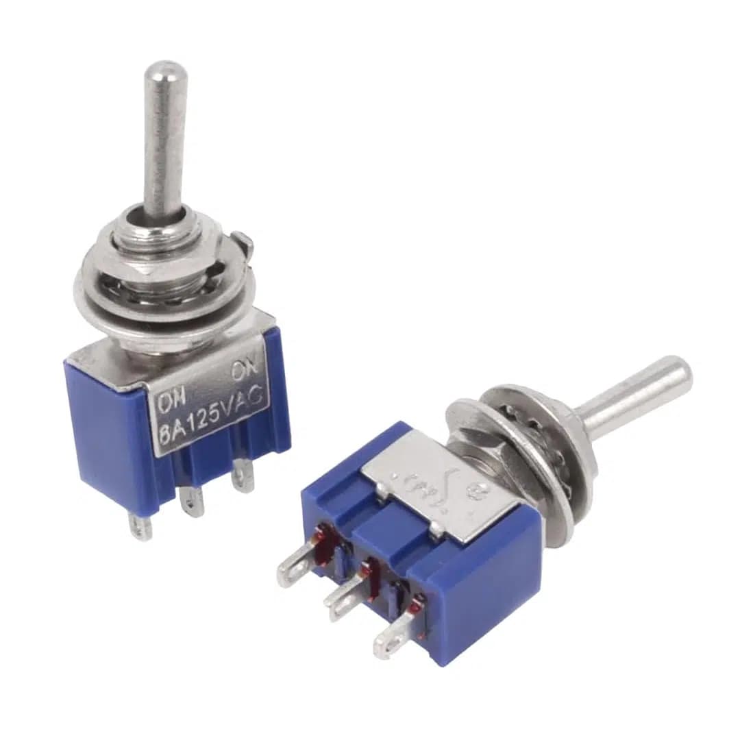 IC-139 On-On Ø6Mm Toggle Switch MTS-102 - küçük görsel 2