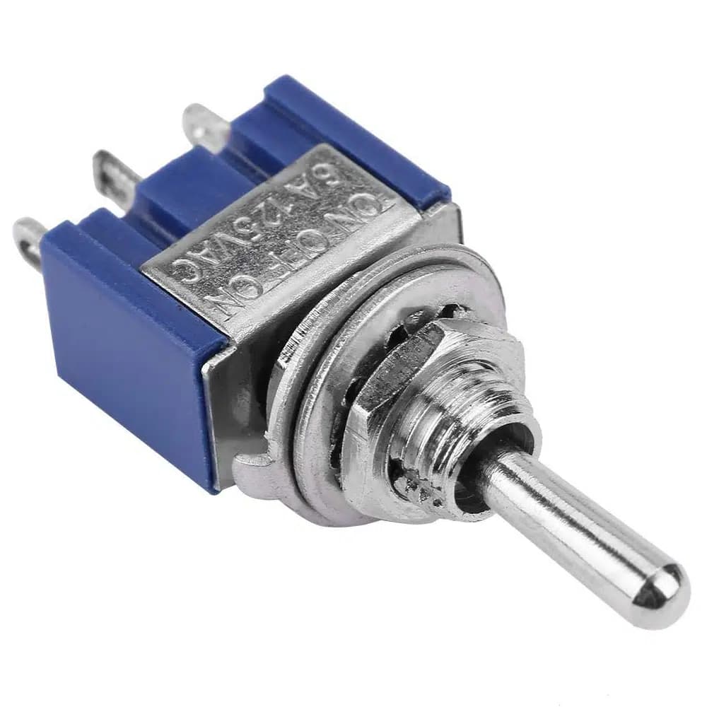 IC-140 On-Off-OnØ6mm MTS-103 3P Toggle Switch - küçük görsel 2